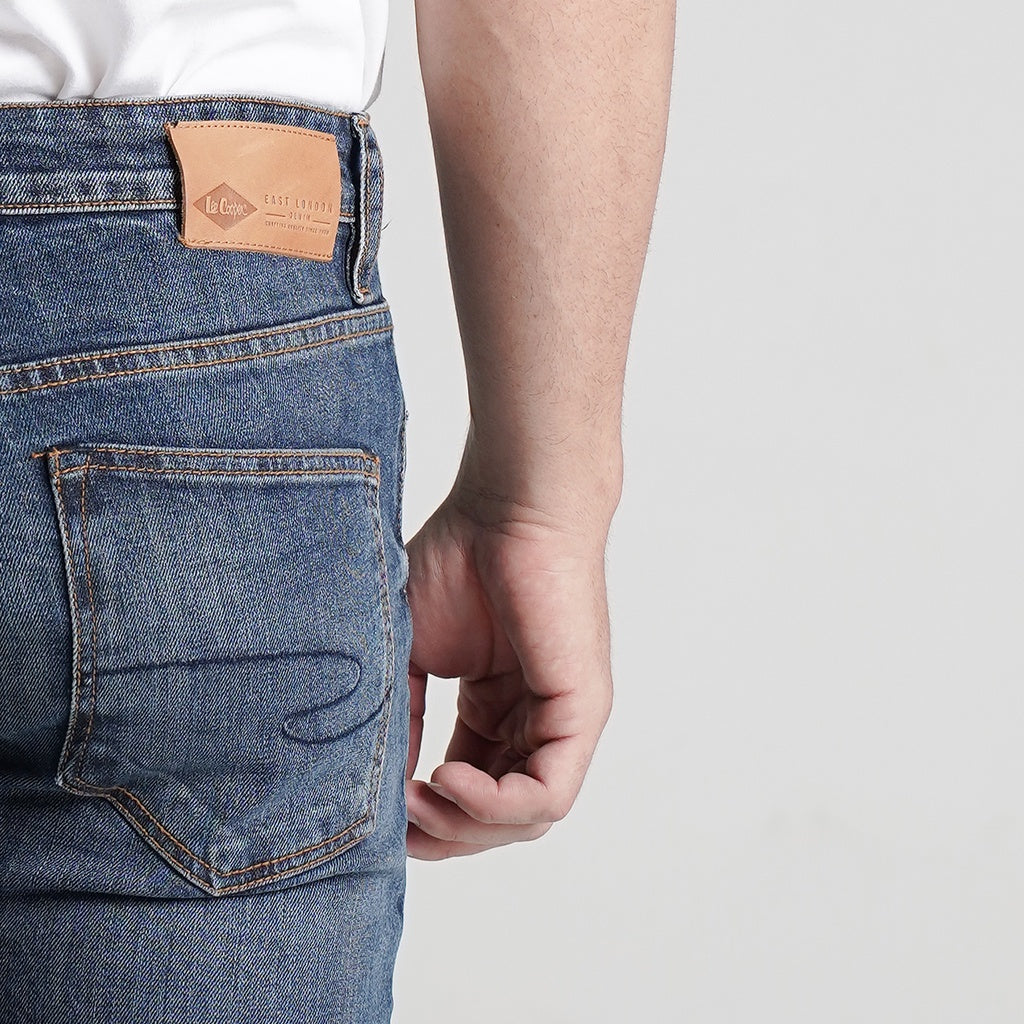 Lee Cooper Jeans Arthur Ripped Medium Blue 0322021