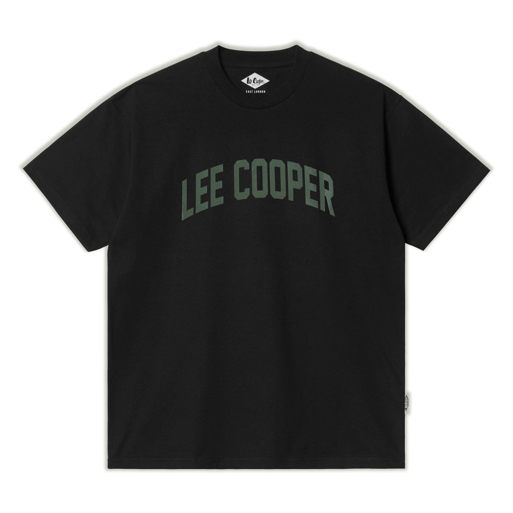 Lee Cooper T-shirt College Logo Type Black