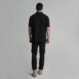 Lee Cooper Polo Shirt Pocket Black