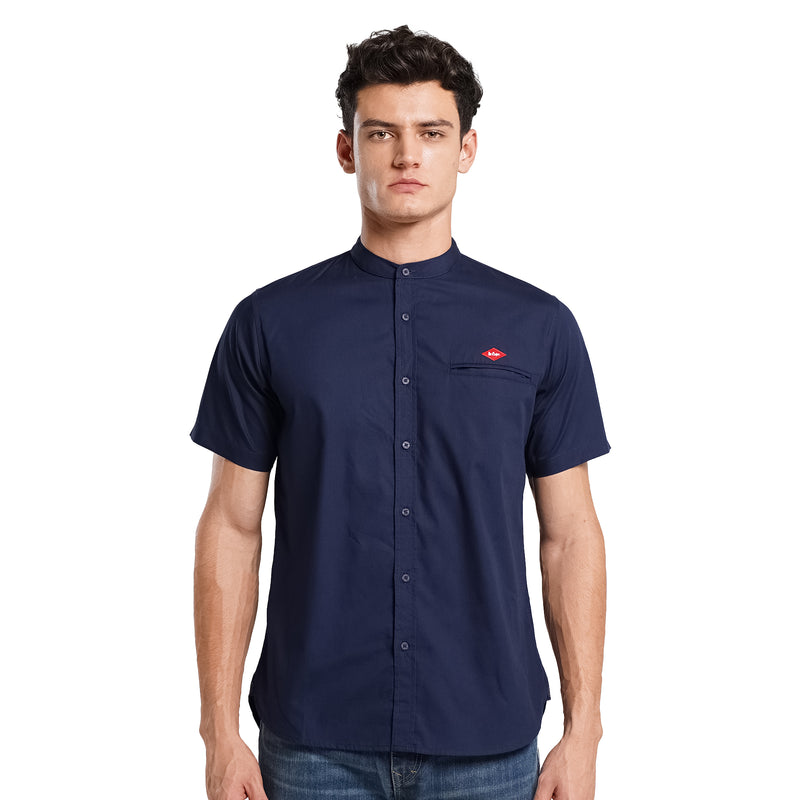 Lee Cooper Short Shirt Leighton Blue