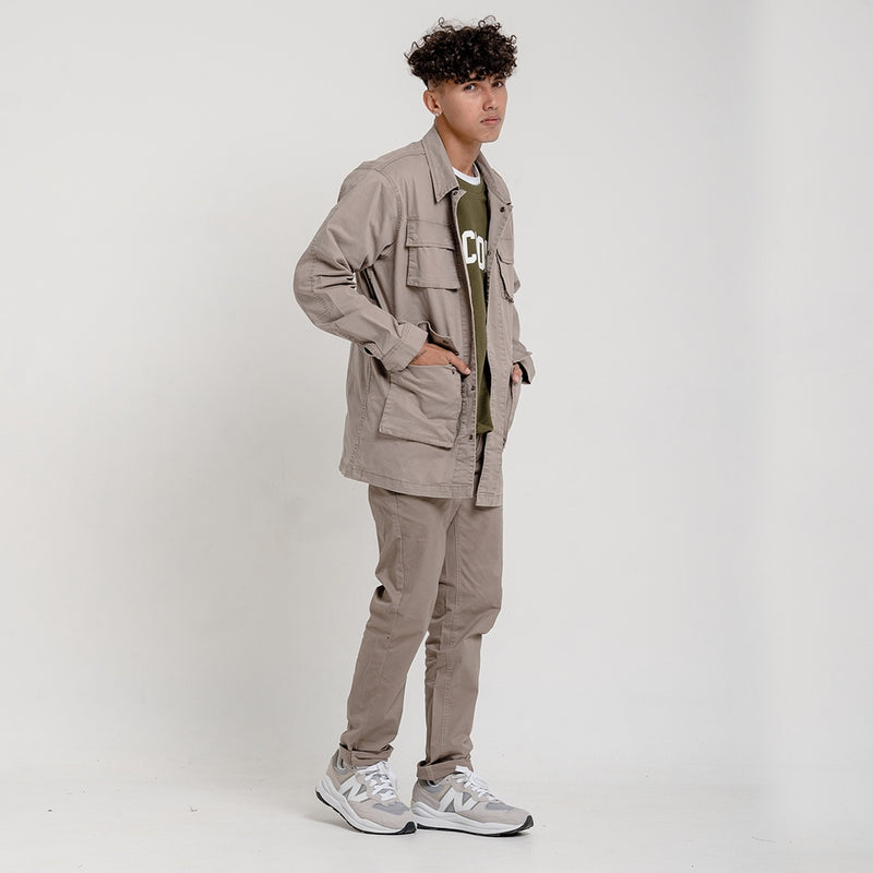 Lee Cooper Jacket Parka Rex Khaki