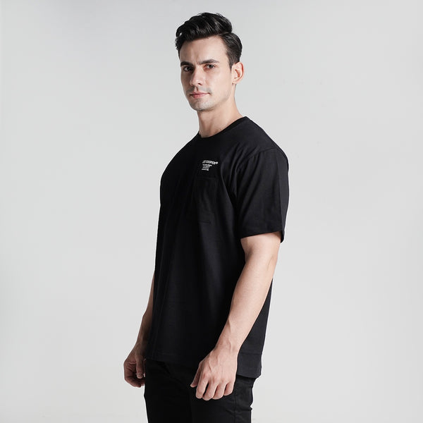 Lee Cooper T-shirt Coordinate Pocket Black