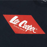 Lee Cooper T-shirt Logo Diamond Red Navy