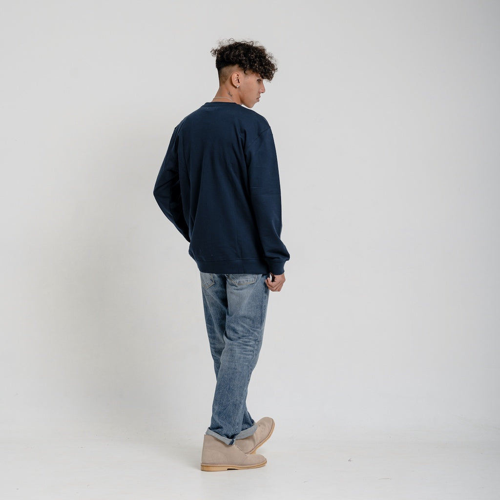 Lee Cooper Sweatshirt - Crewneck Pocket Navy
