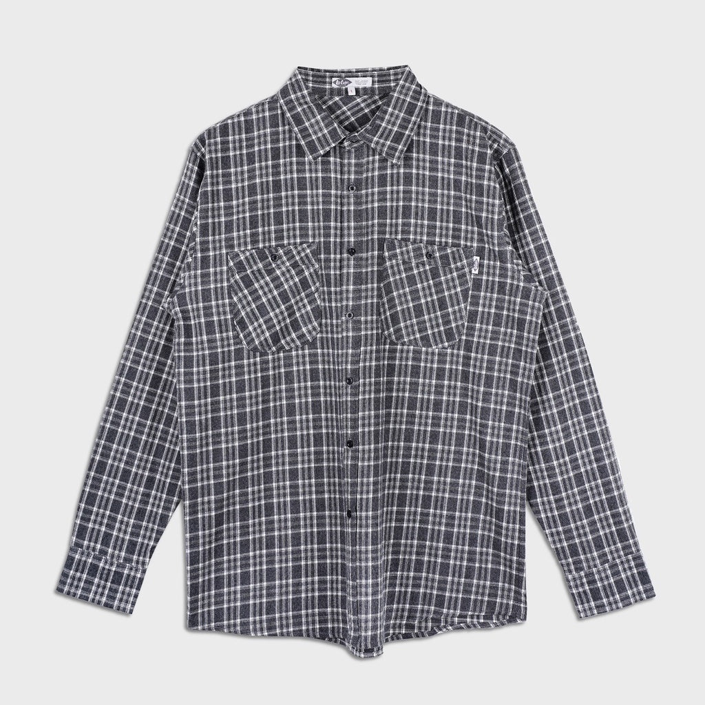 Lee Cooper Flannel Shirt RHYS Grey