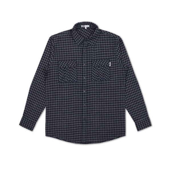 Lee Cooper Flannel Shirt Kyle Navy