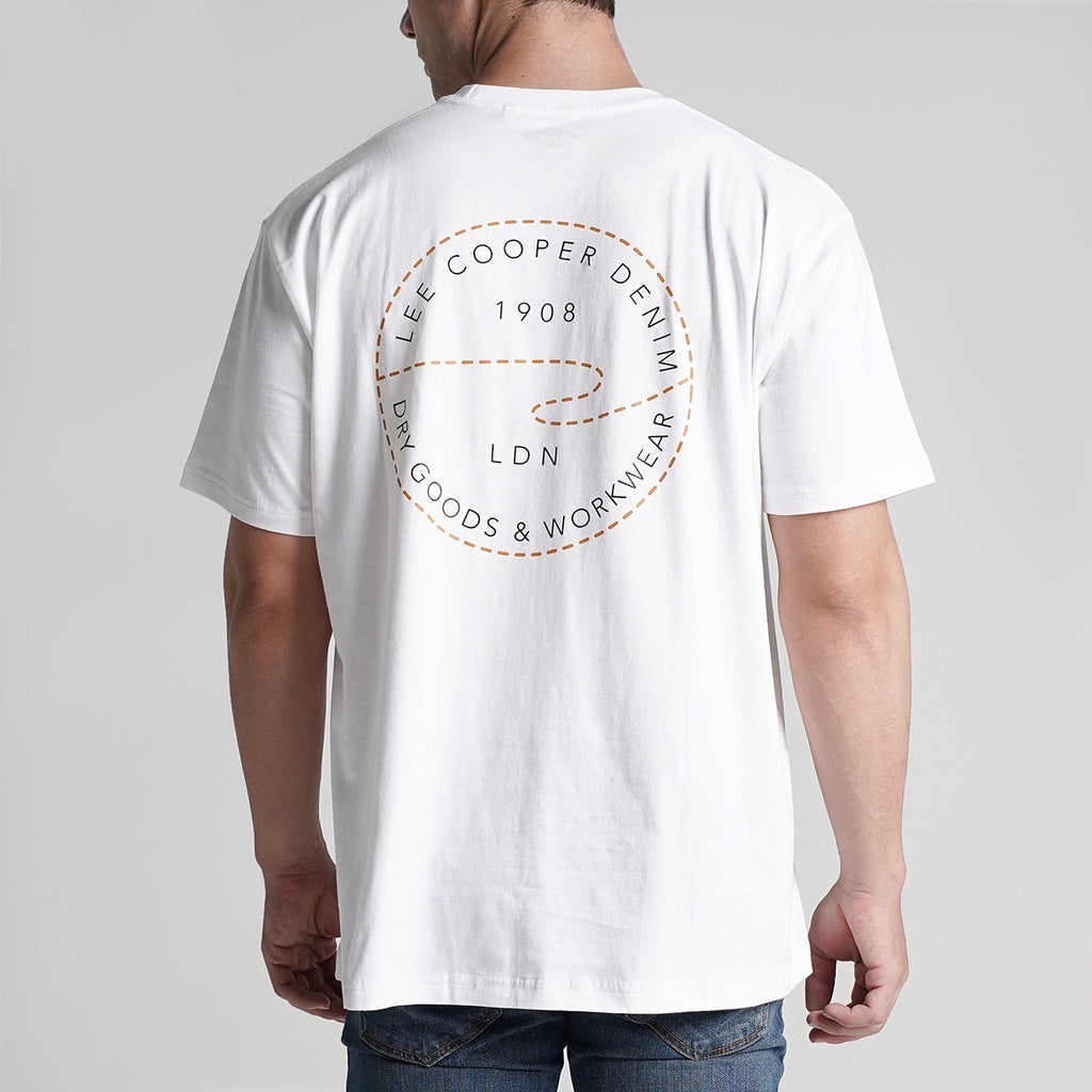 Lee Cooper T-shirt Arcuate White 01805
