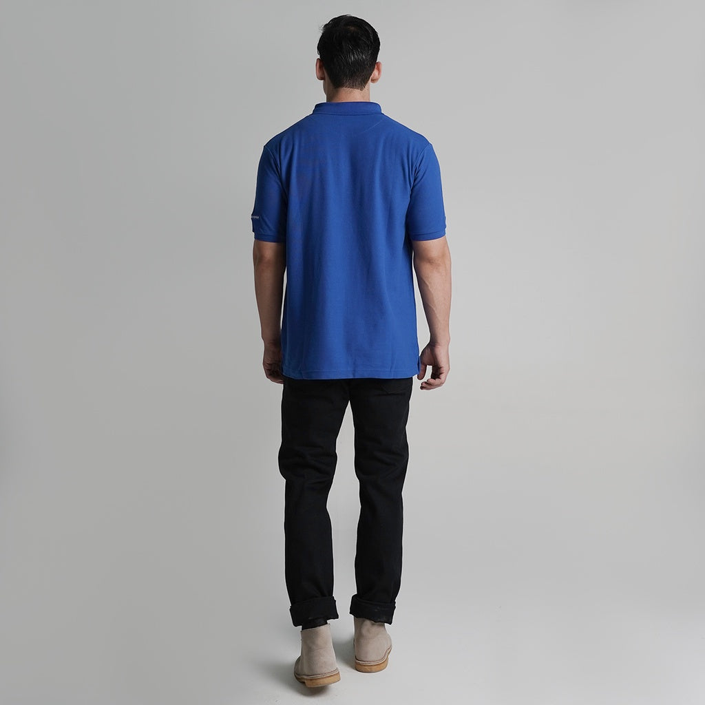 Lee Cooper Polo Shirt Pocket Blue