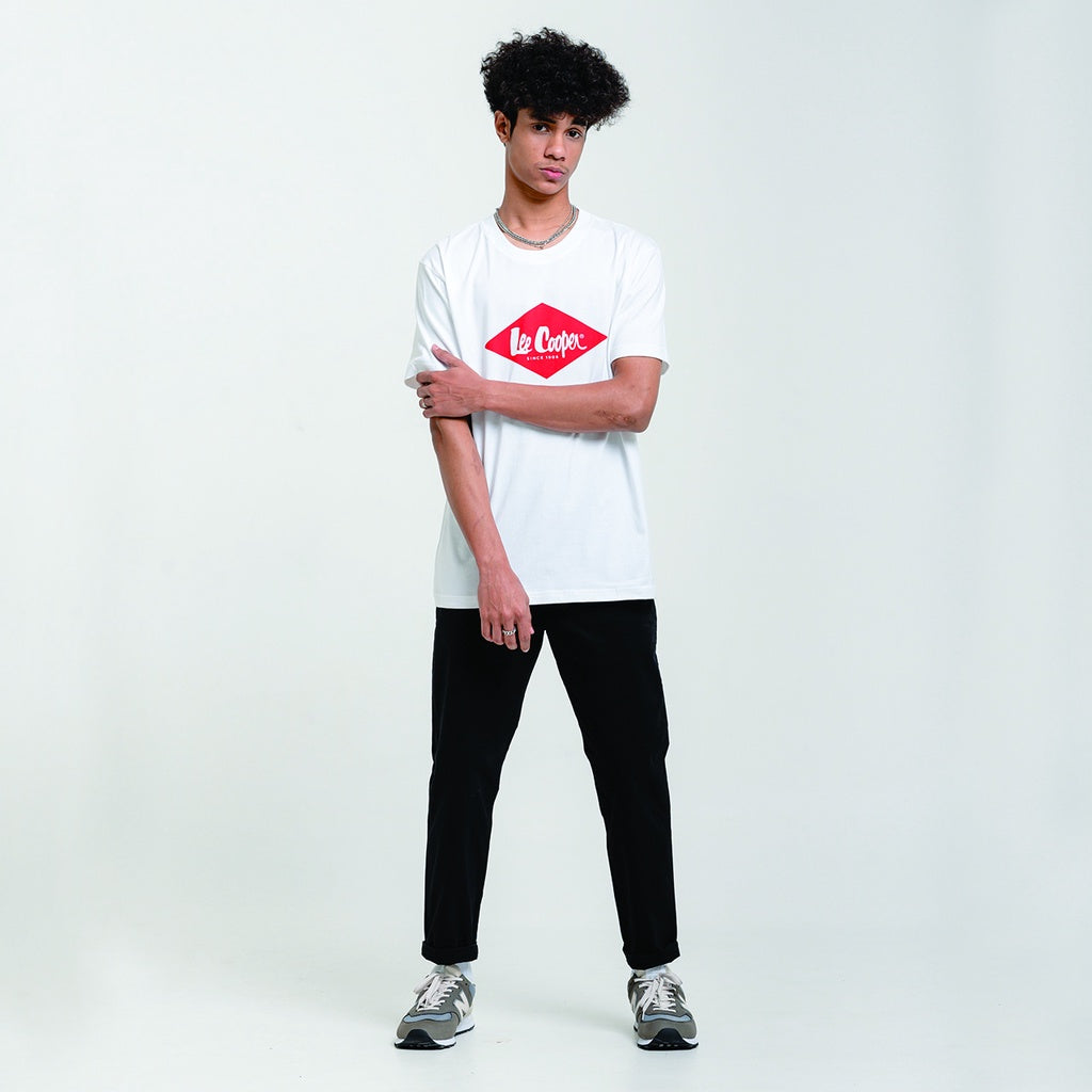Lee Cooper Long Chino Ankle Black