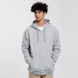 Lee Cooper Box Logo Pullover Hoodie Grey