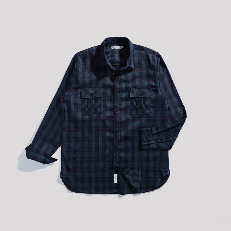 Lee Cooper Flannel Shirt Kyle Black