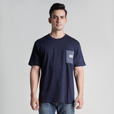 Lee Cooper T-shirt Stripe Pocket Navy