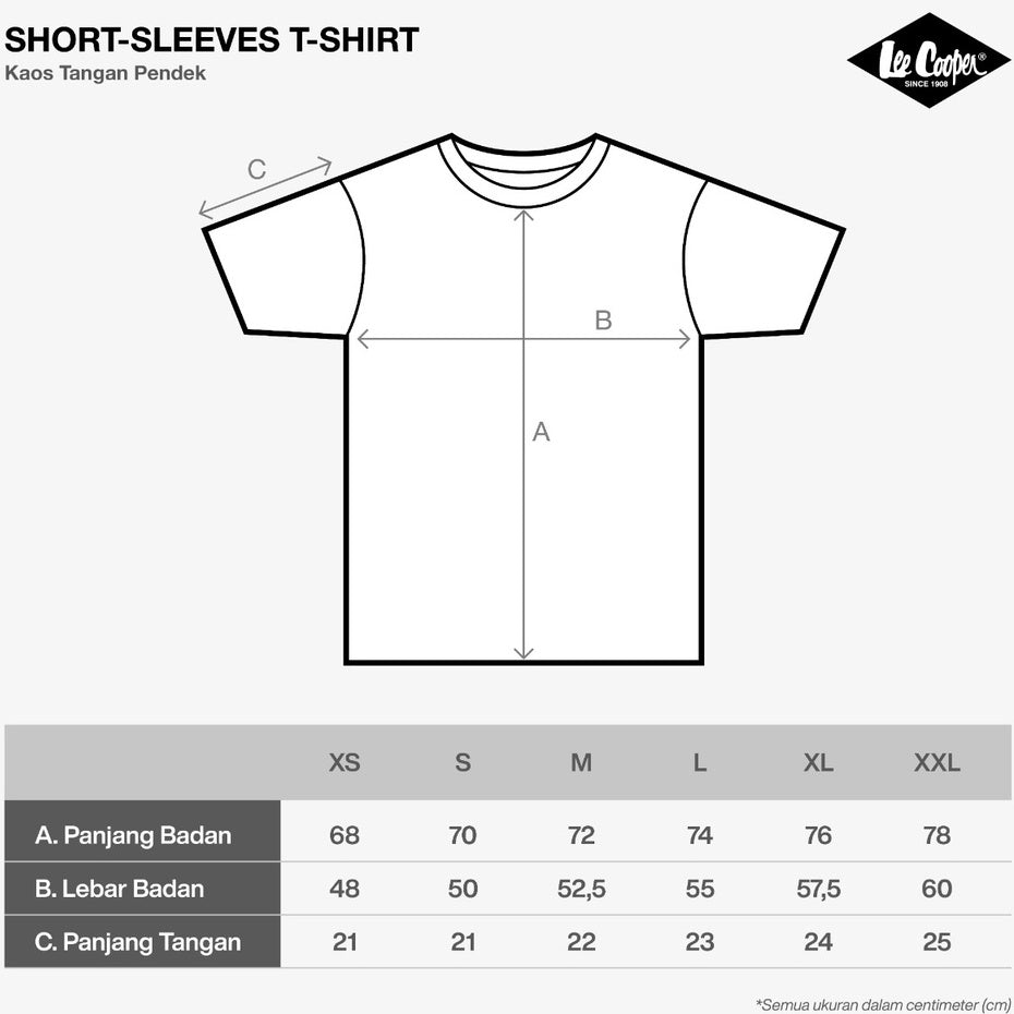 Lee Cooper T-shirt Logotype Cream TS03