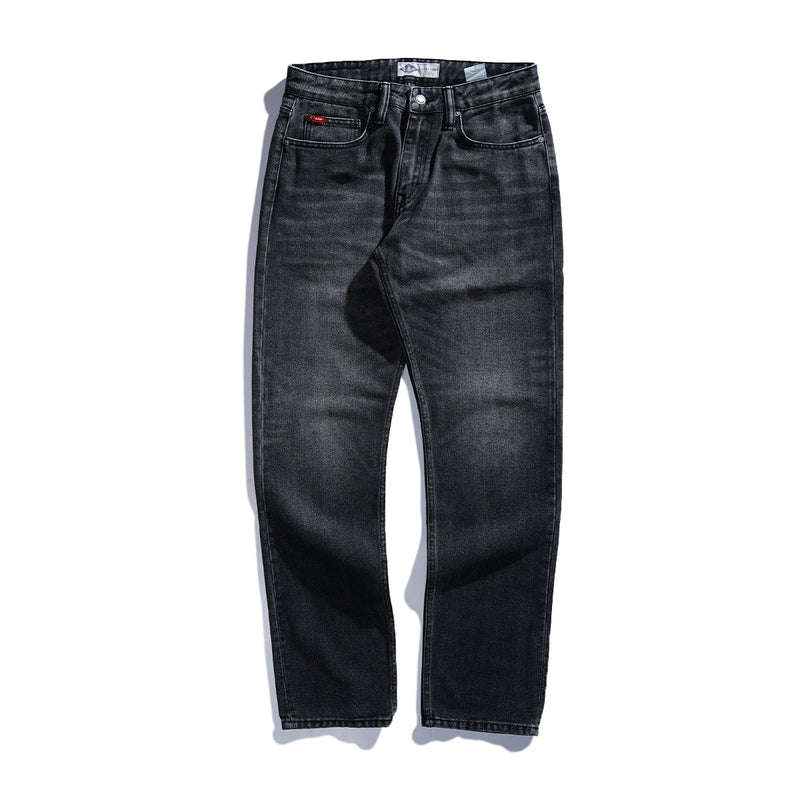 Lee Cooper Tapered Fit Jeans Arthur Worn Medium Black