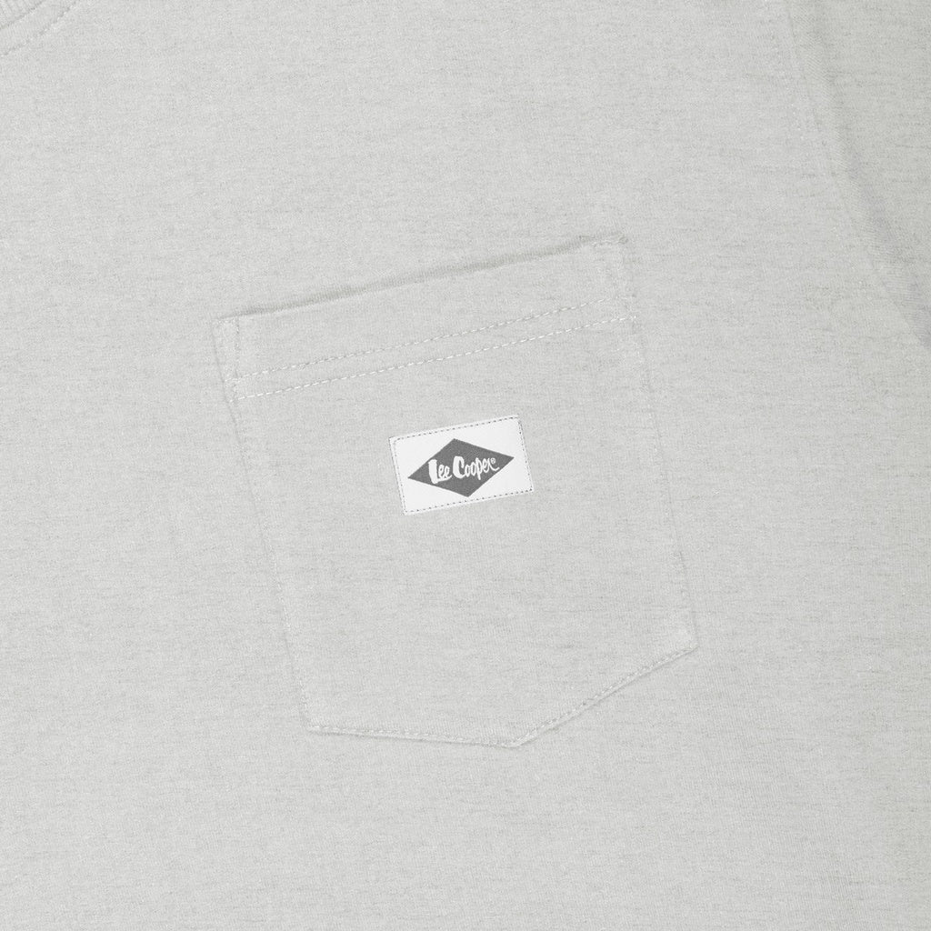 Lee Cooper Sweatshirt Crewneck Pocket Grey