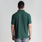 Lee Cooper Polo Shirt Logo Circular Emerald Green