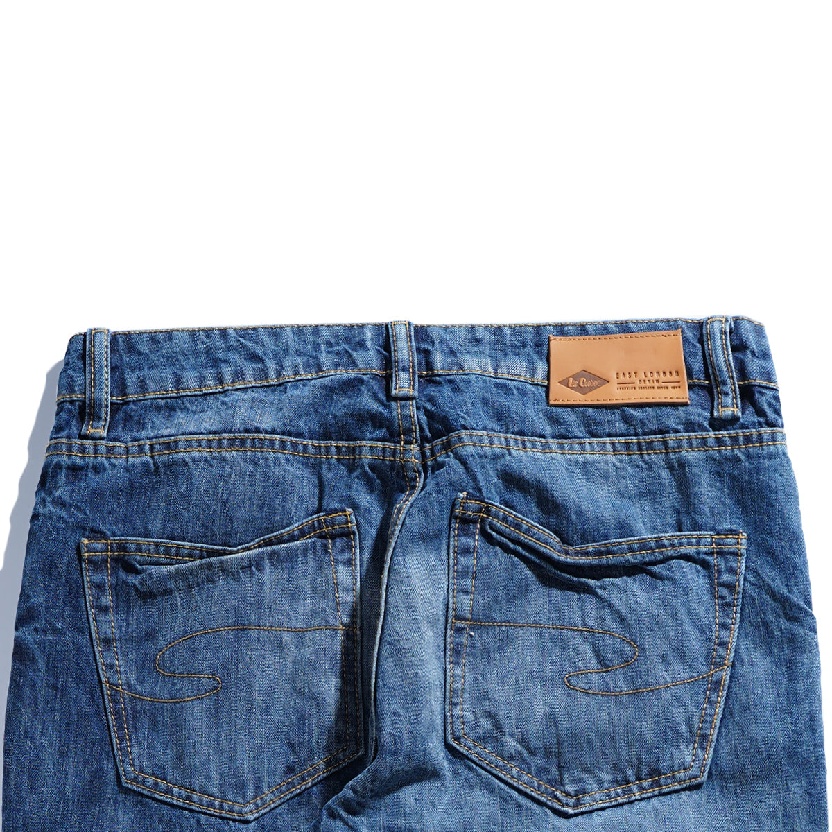 Lee Cooper Tapered Fit Jeans Arthur Ripped Medium Blue