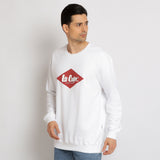 Lee Cooper Red Diamond Sweater White