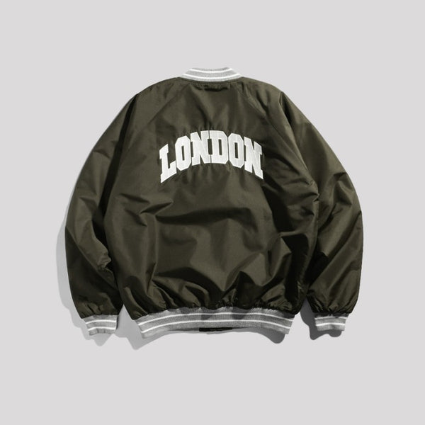 Lee Cooper Jacket Varsity London Olive