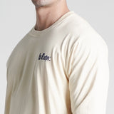 Lee Cooper Longsleeve T-shirt Logotype Cream