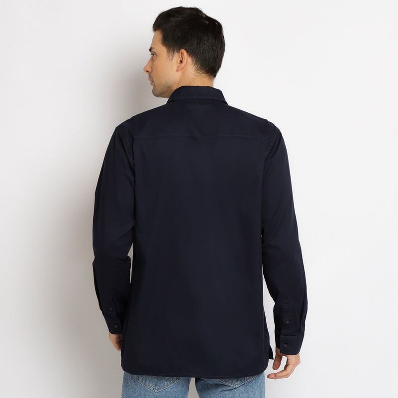 Lee Cooper Long Shirt Clive Navy