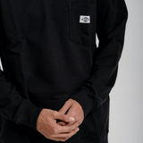 Lee Cooper Sweatshirt Crewneck Pocket Black