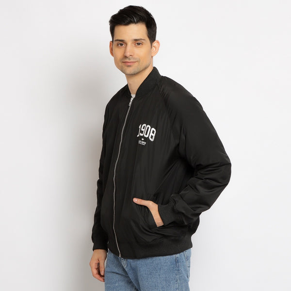 Lee Cooper Jaket Pria Bomber Jacket 1908 Black