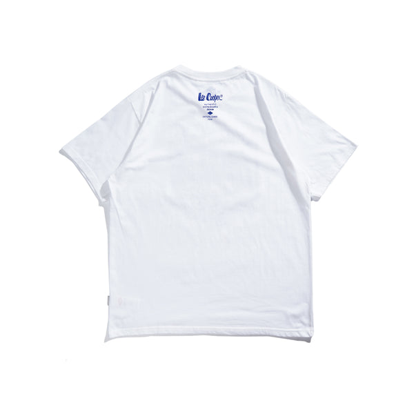 Lee Cooper T-Shirt Logo Diamond Target White