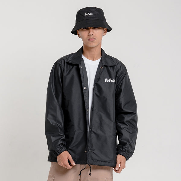 Lee Cooper Coach Jacket Logotype Black