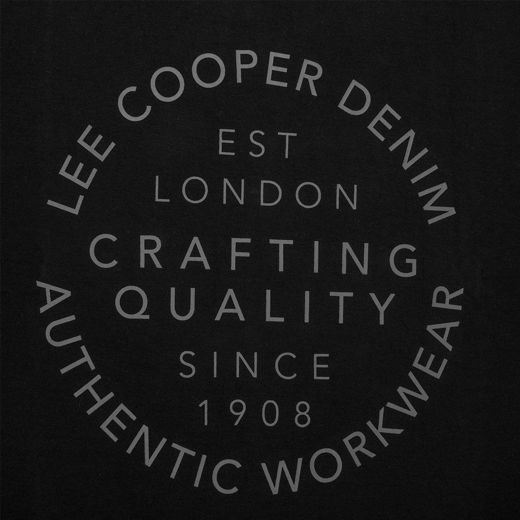 Lee Cooper T-shirt Oversized Crafting Quality Black
