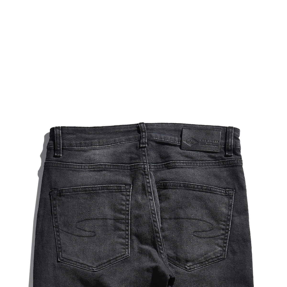 Lee Cooper Tappered Fit Jeans Arthur Worn Dark Black