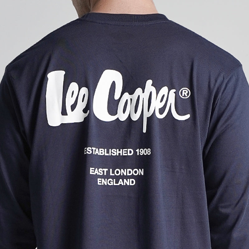 Lee Cooper Longsleeve T-shirt Logotype Navy