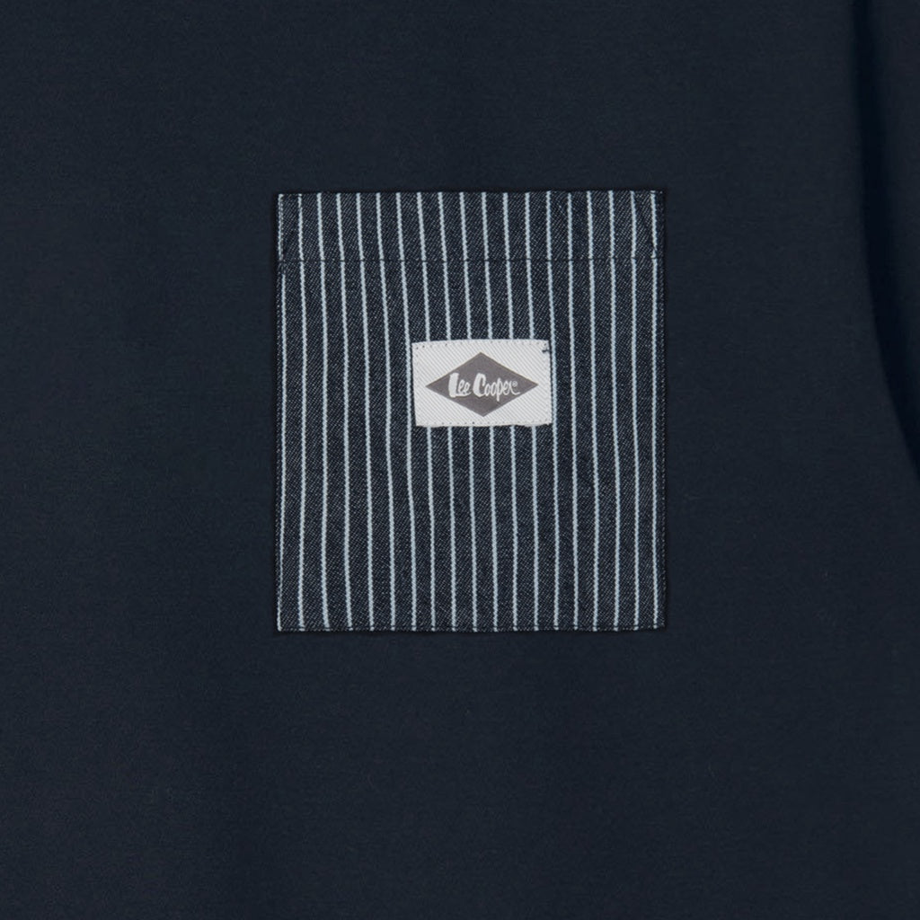 Lee Cooper T-shirt Stripe Pocket Navy