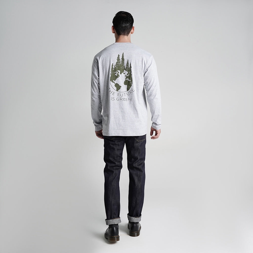 Lee Cooper Longsleeve T-shirt Green Picture M71
