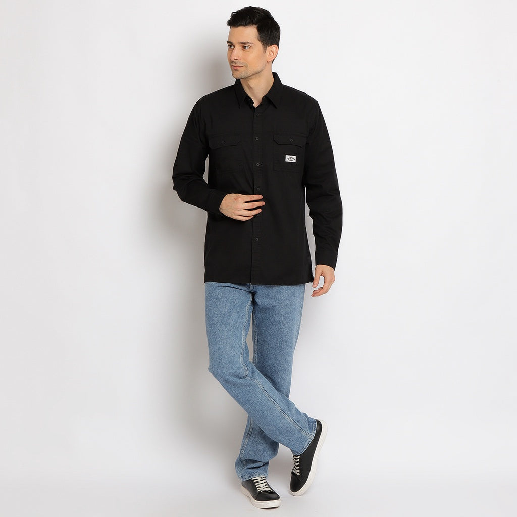 Lee Cooper Long Shirt Clive Black