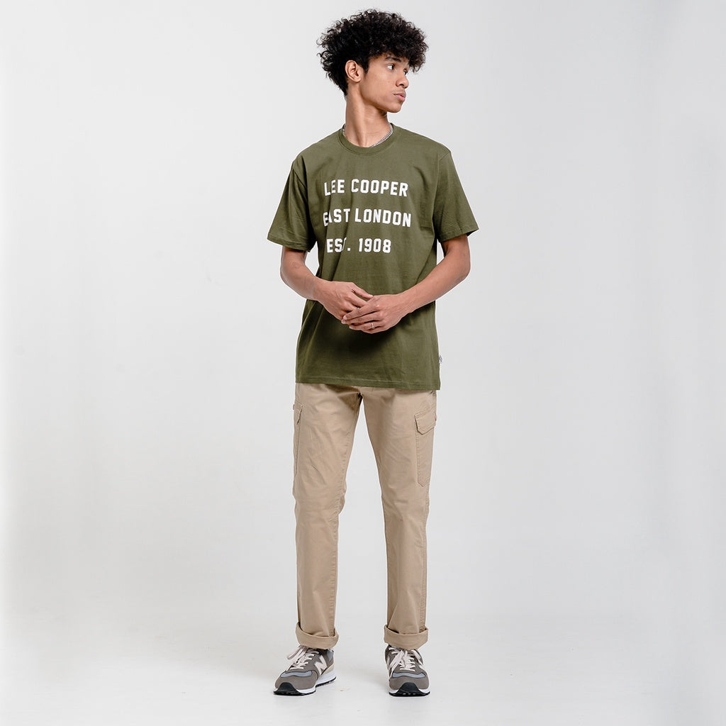 Lee Cooper Long Cargo Maxwell Cream