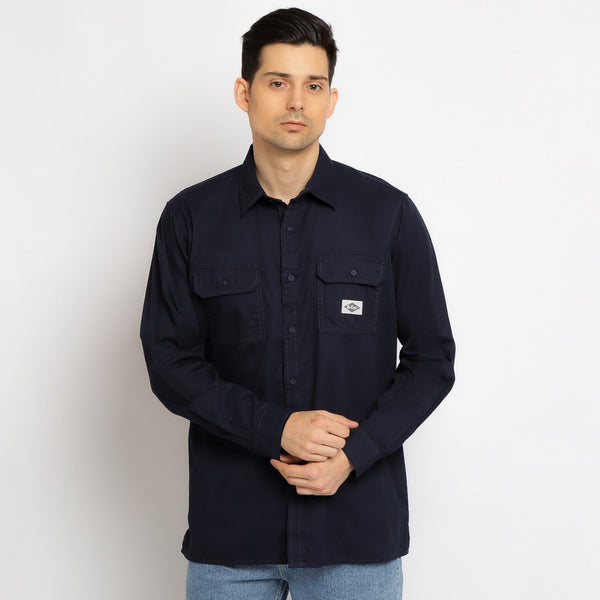 Lee Cooper Long Shirt Clive Navy