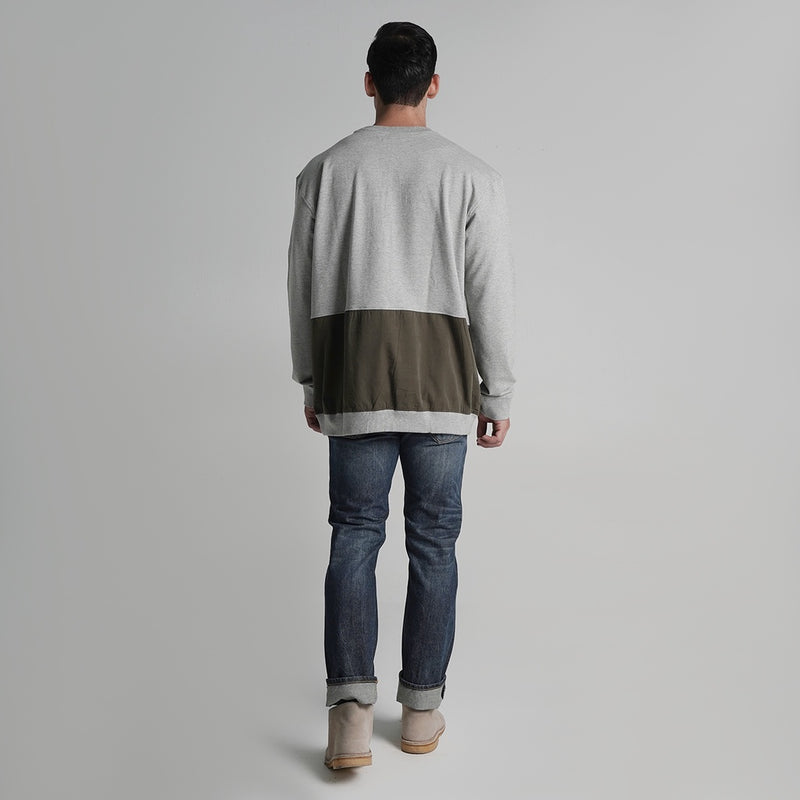 Lee cooper Sweatshirt Crewneck Cargo Pocket Grey