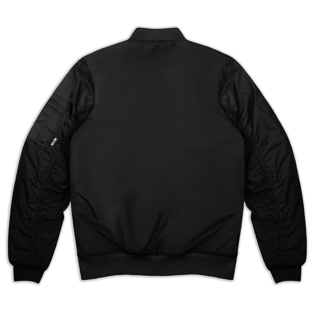 Lee Cooper Jaket Pria Bomber Jacket Singular Patch Black