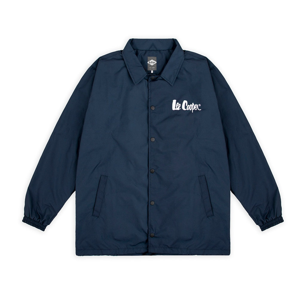 Lee Cooper Coach Jacket Logotype Navy