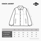 Lee Cooper Coach Jacket Logotype Beige