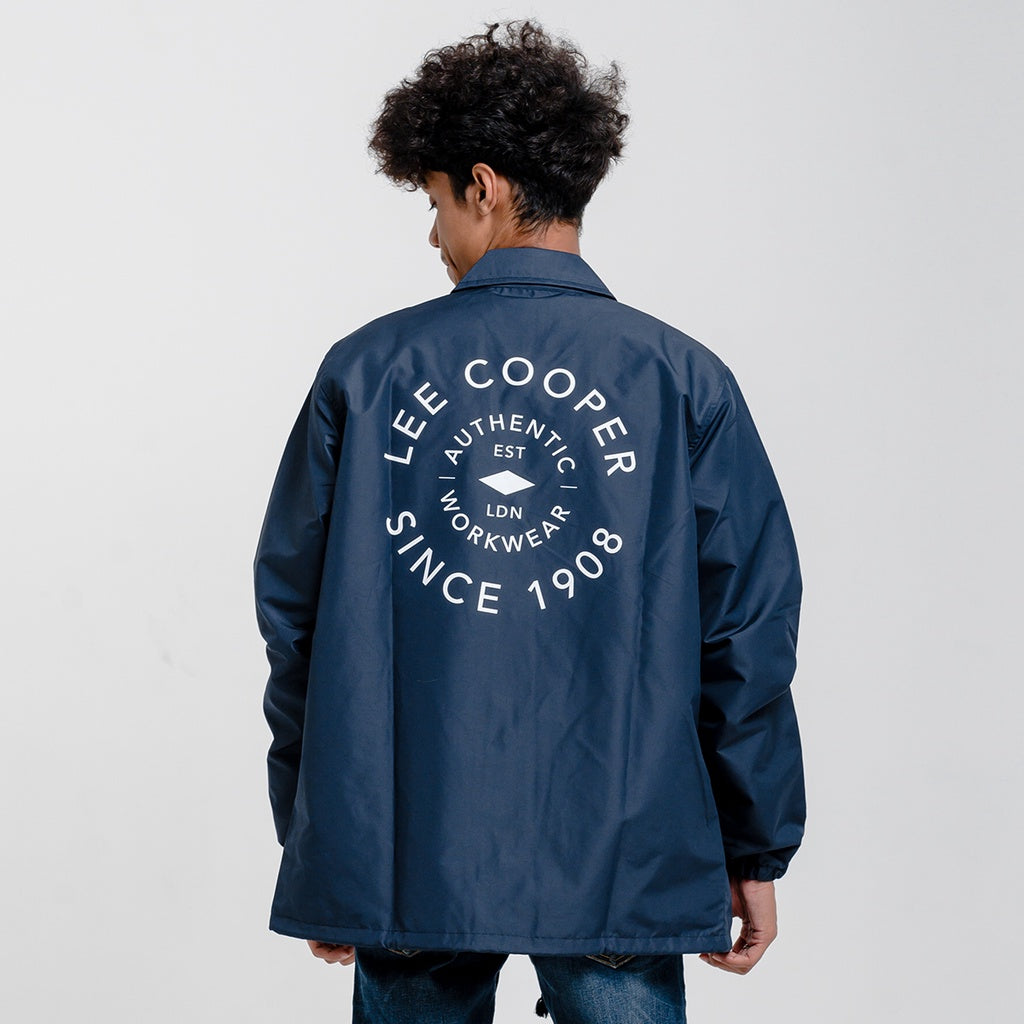 Lee Cooper Coach Jacket Singular Navy