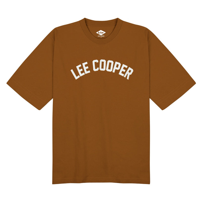 Lee Cooper Kaos T-shirt Oversized Varsity Loose Ermine