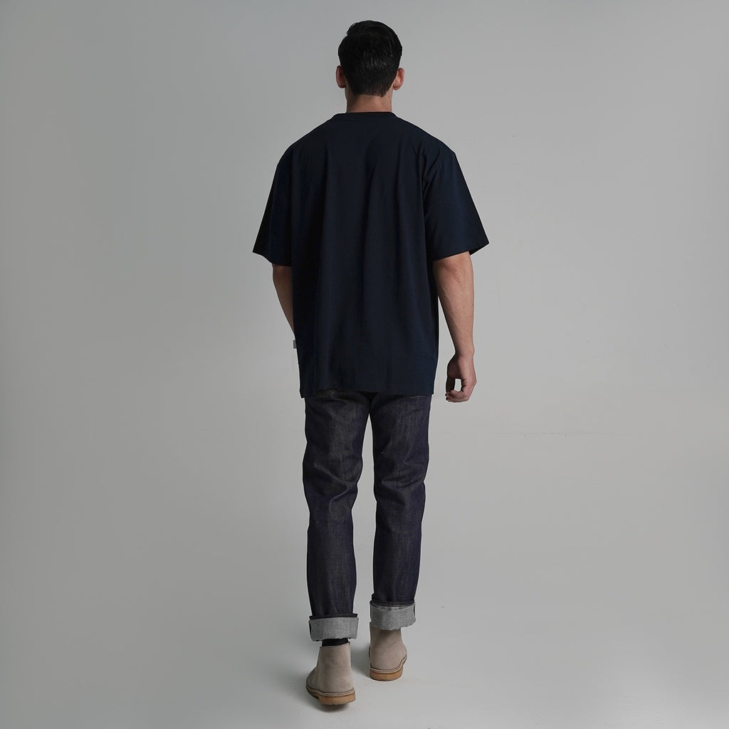 Lee Cooper T-shirt Oversized Varsity Loose Navy