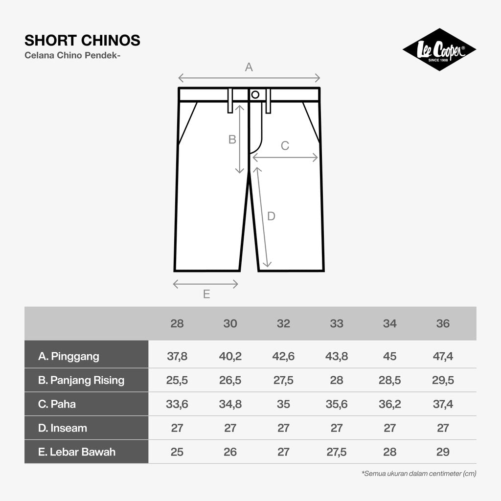 Lee Cooper Short Chino Navy
