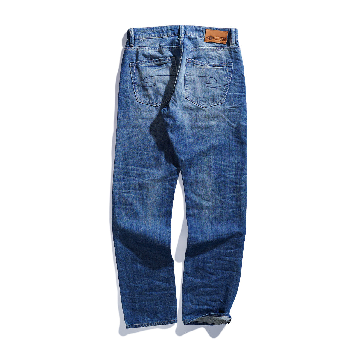 Lee Cooper Tapered Fit Jeans Arthur Repaired Light Blue