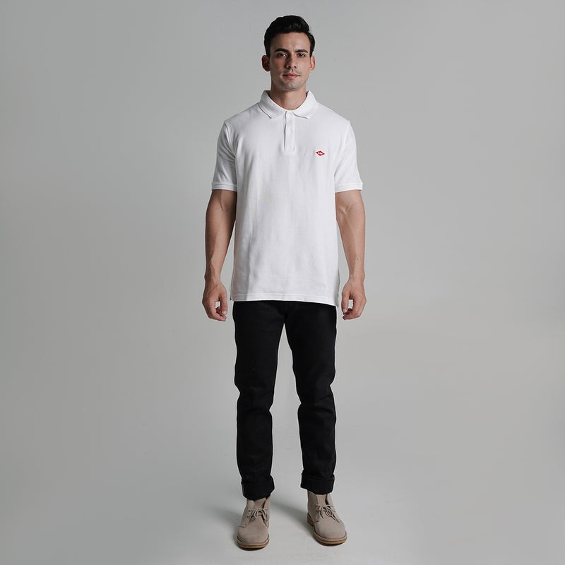 Lee Cooper Polo shirt Logo Type Off White