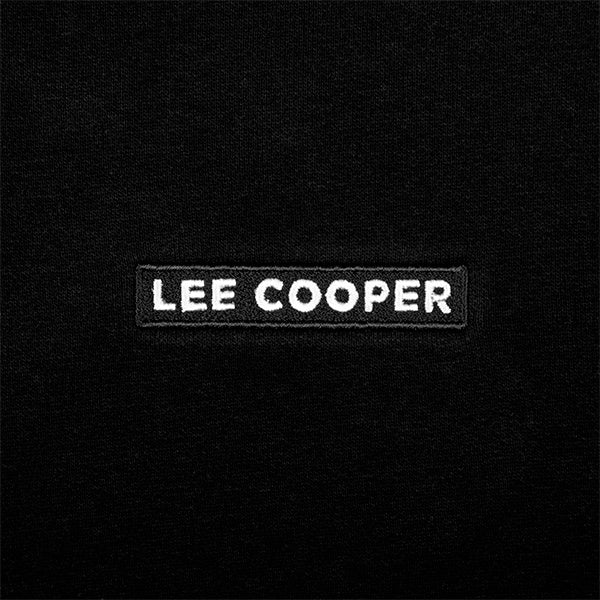 Lee Cooper Box Logo Pullover Hoodie Black