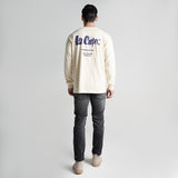 Lee Cooper Longsleeve T-shirt Logotype Cream