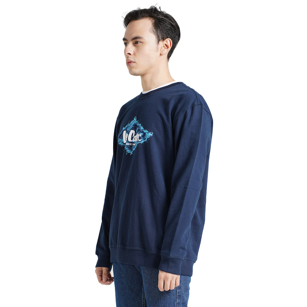 Lee Cooper Sweater Logo Diamond Painting Navy